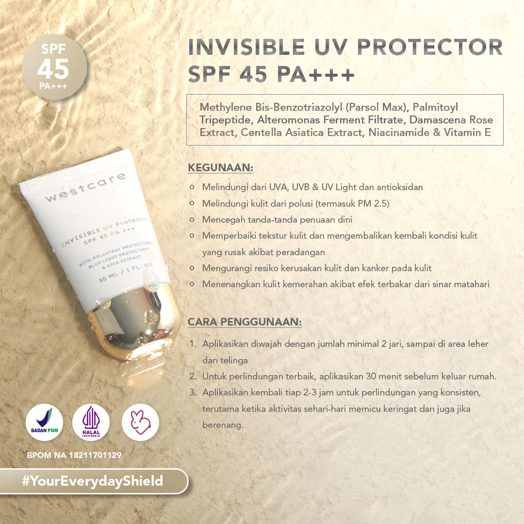 Invisible UV Protector SPF 45 PA +++